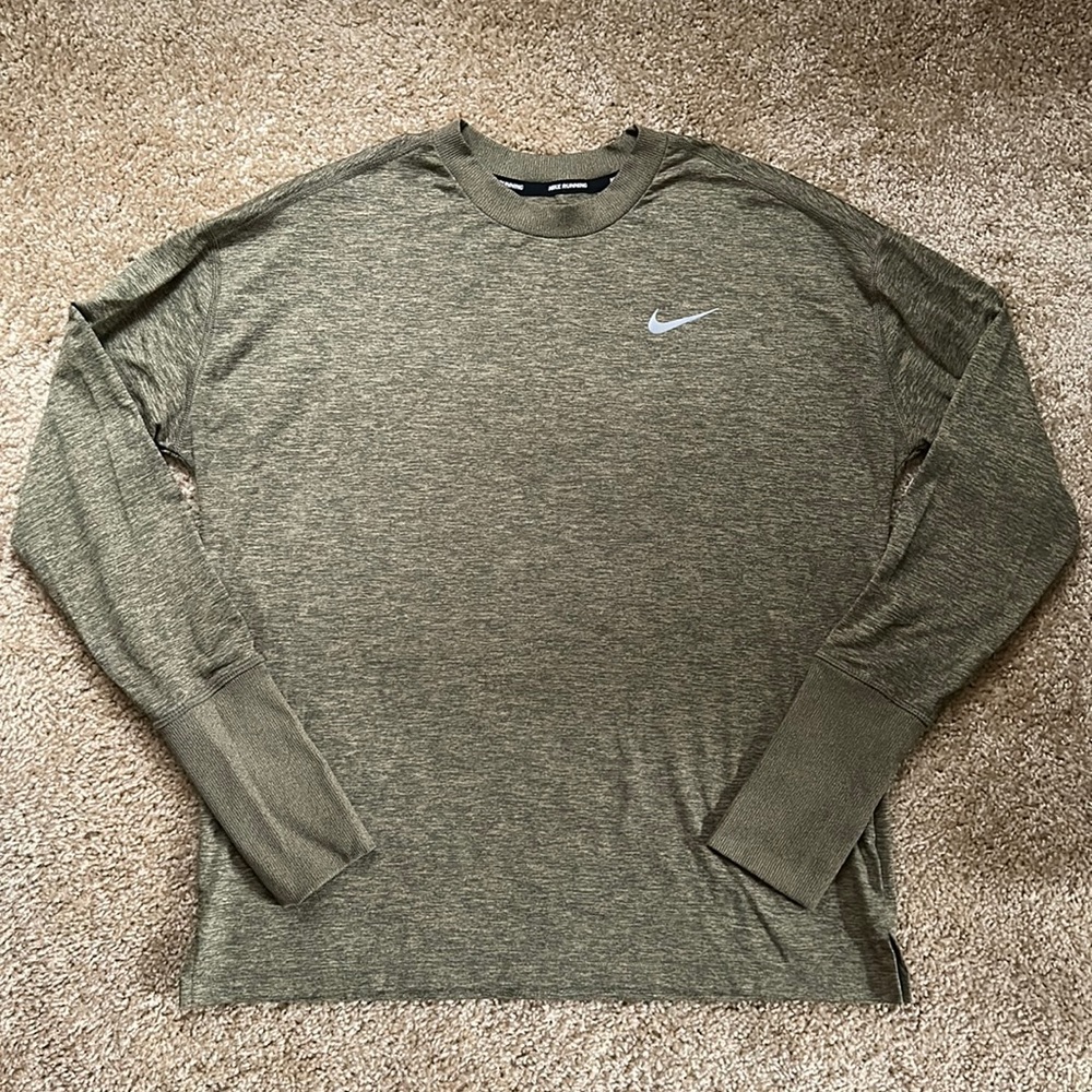 NIKE Womens Running Dri-Fit Size Medium Long Sleeve